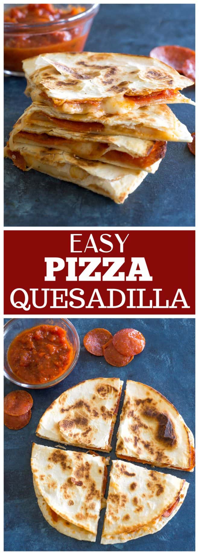 Pizza Quesadilla