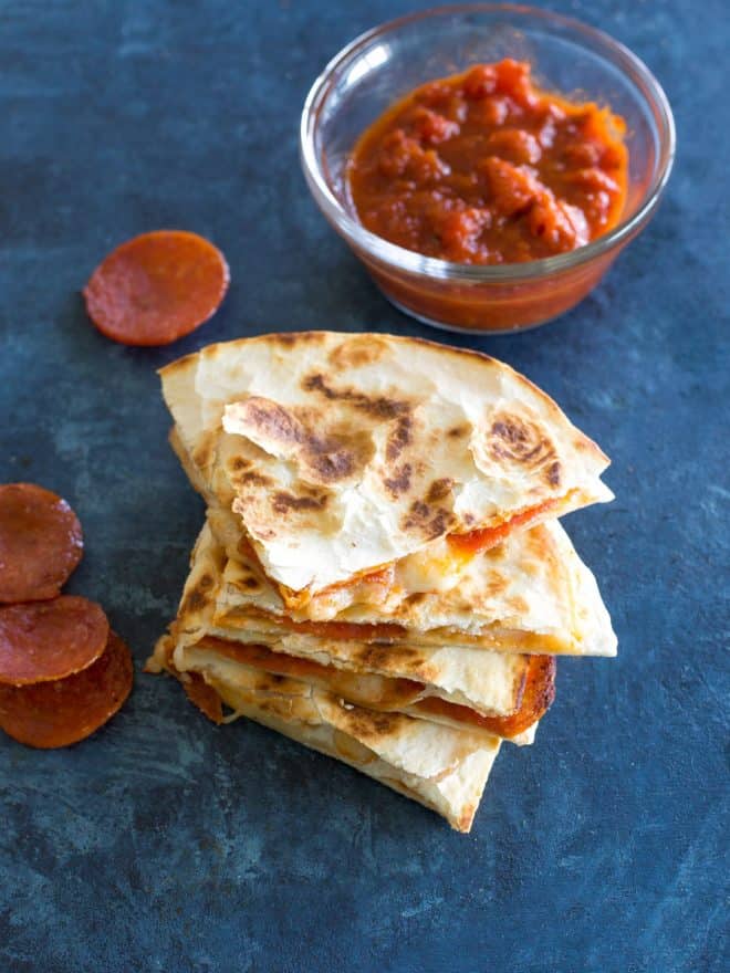 Pizza Quesadillas
