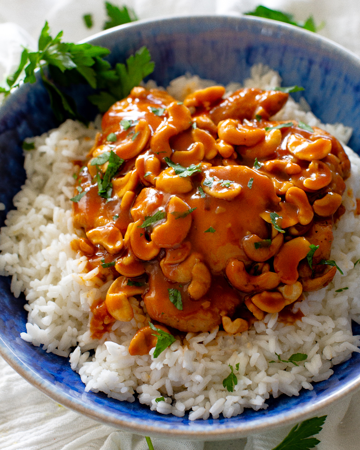 slow cooker cashew chicken