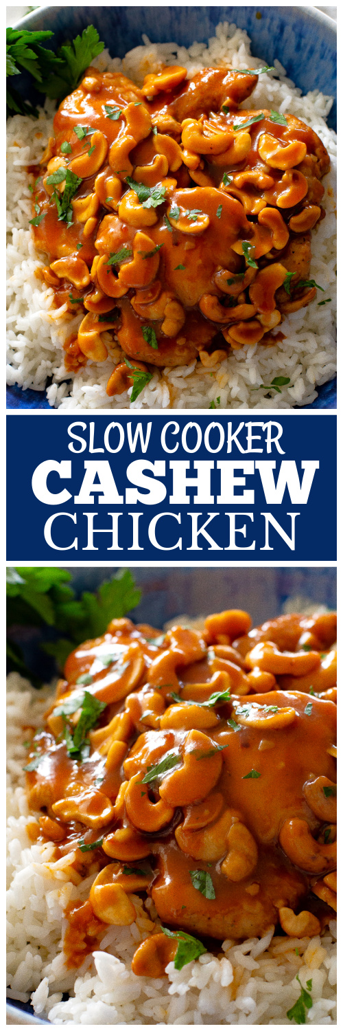 slow cooker cashew chicken