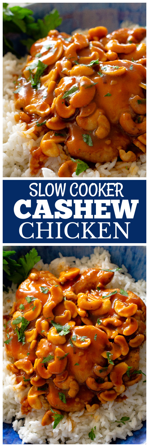 slow cooker cashew chicken