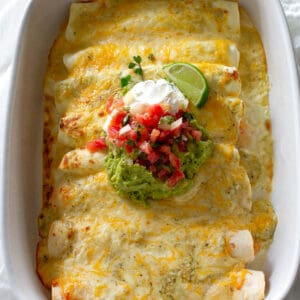Cream Cheese Chicken Enchiladas