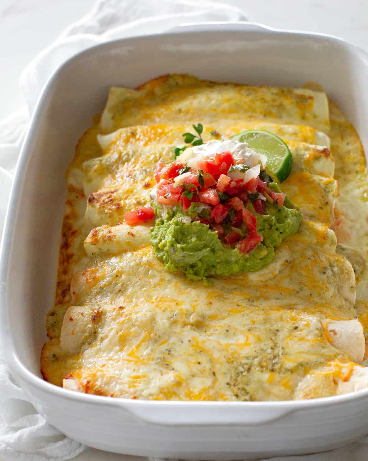 Cream Cheese Chicken Enchiladas