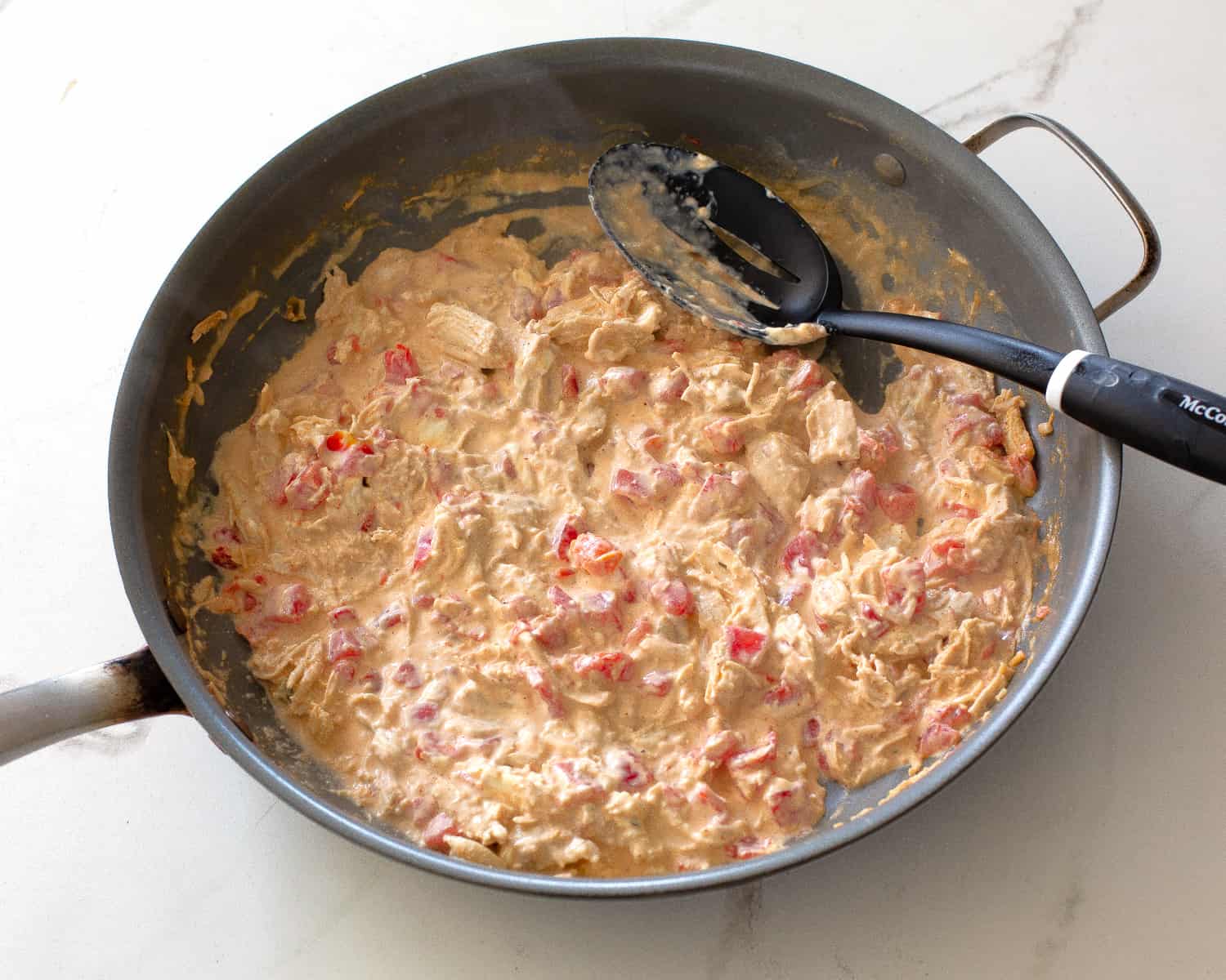 creamy tortilla filling