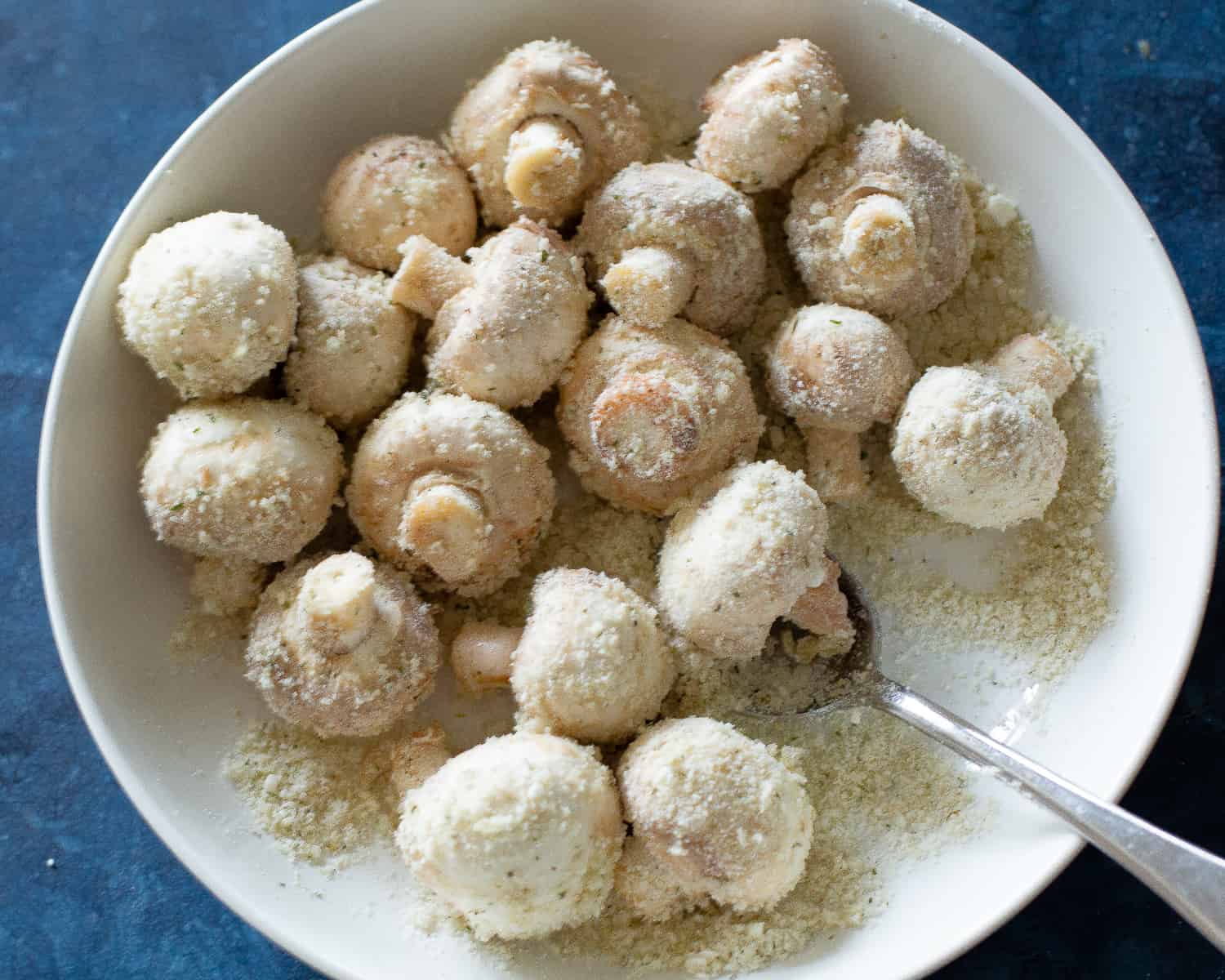 mushrooms with Panko breadcrumbs