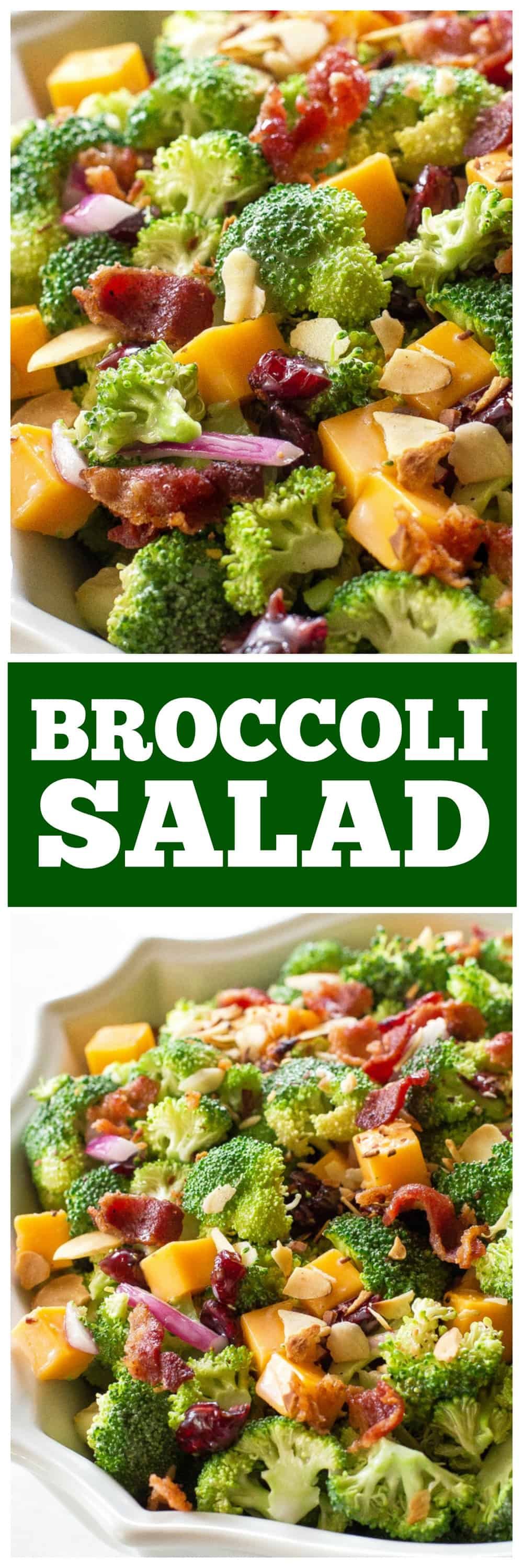 Broccoli Salad in a bowl