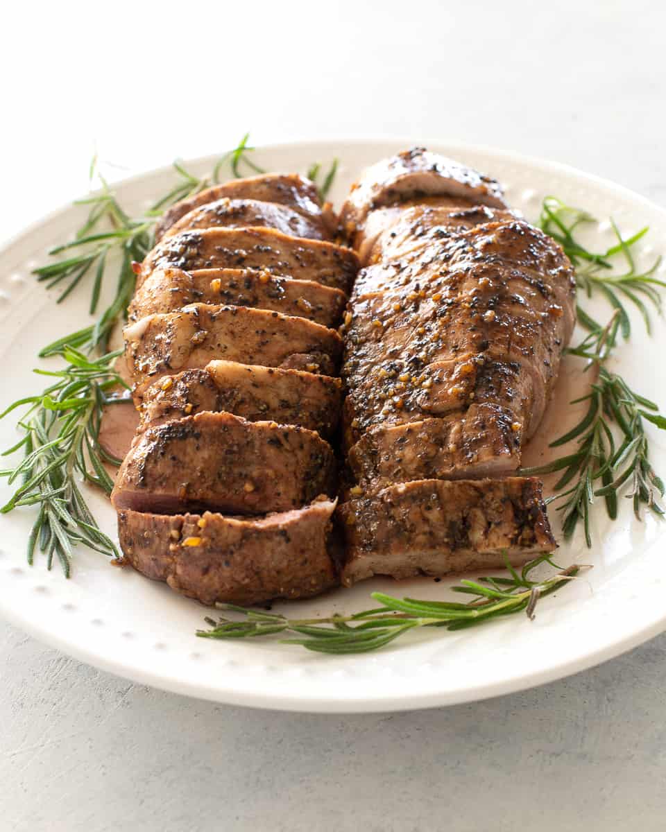 balsamic roasted pork tenderloin