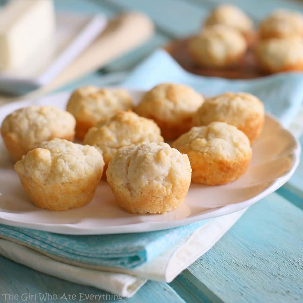 Sour Cream Mini Biscuits | The Girl Who Ate Everything