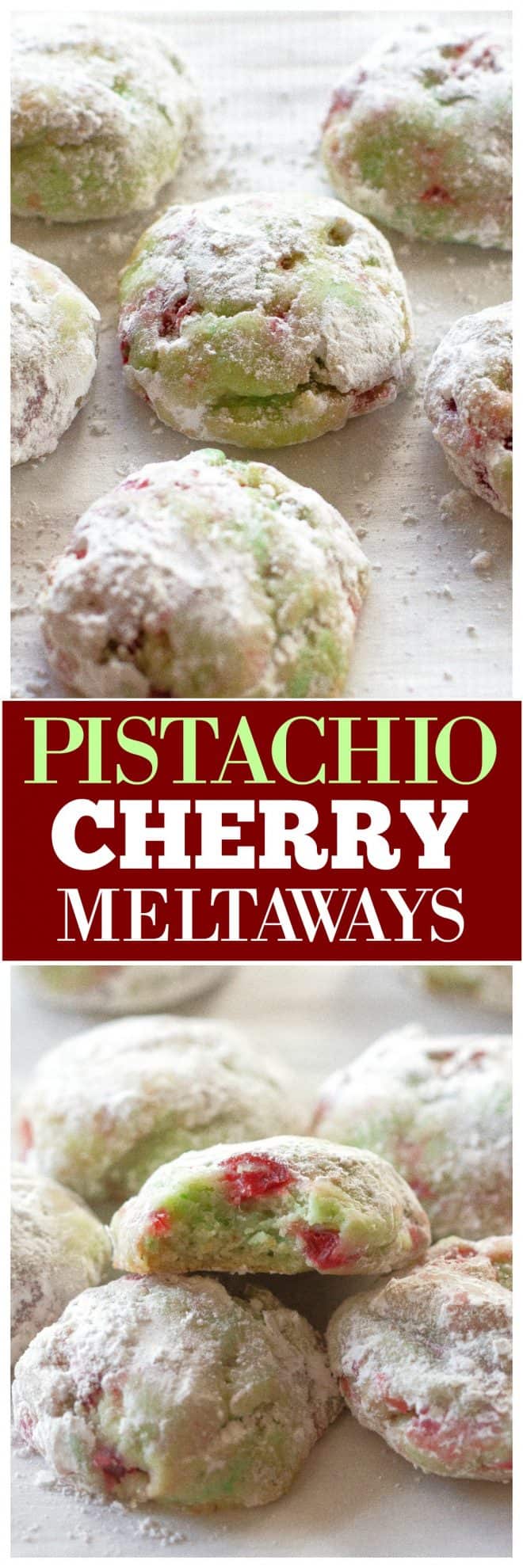 Pistachio Cherry Meltaways