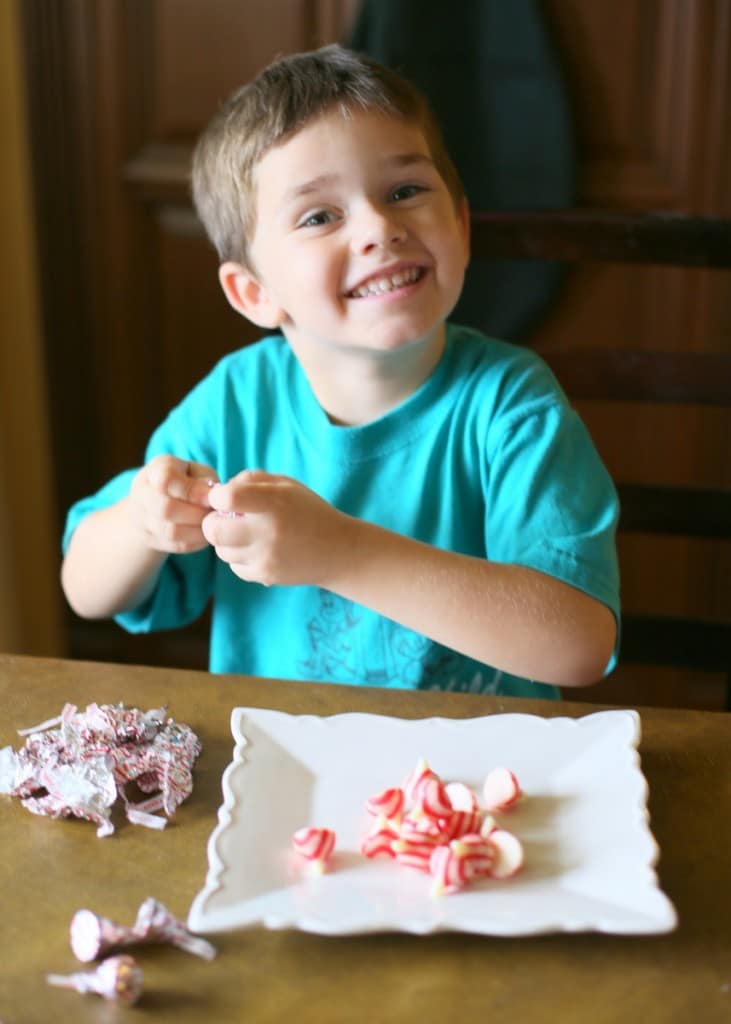 Candy Cane Kisses Bars | The Girl Who Ate Everything