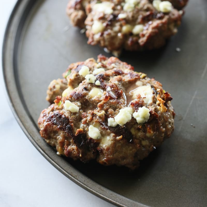 Blue Cheese Burgers | The Girl Who Ate Everything