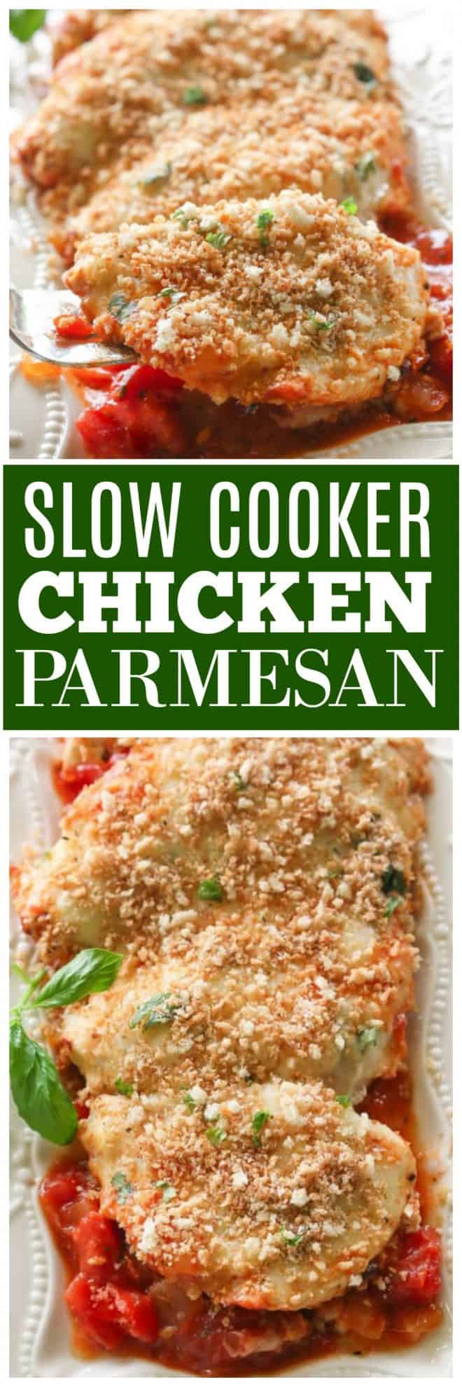 Slow Cooker Chicken Parmesan