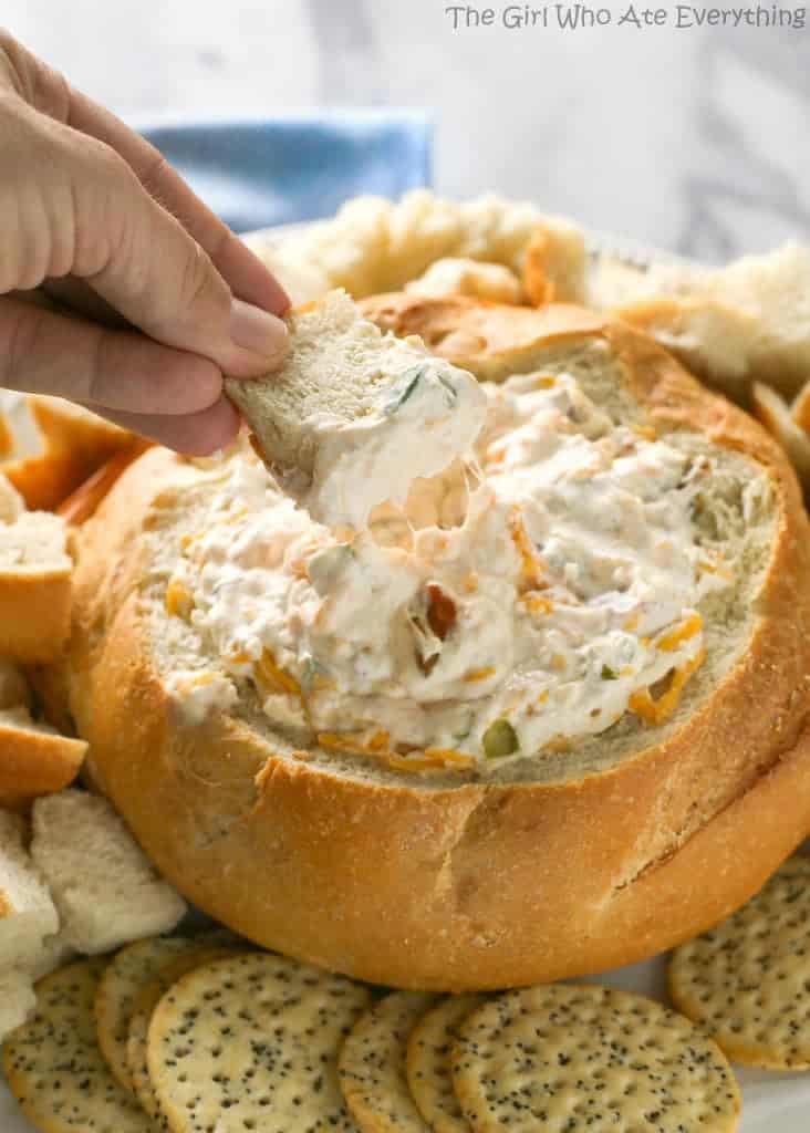 Warm Bacon Cheese Dip | The Girl Who Ate Everything