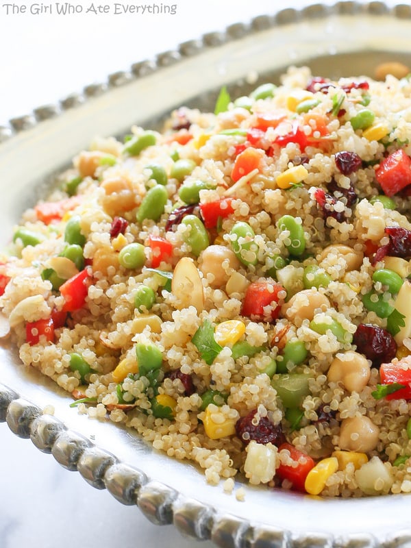 Edamame Quinoa Salad | The Girl Who Ate Everything