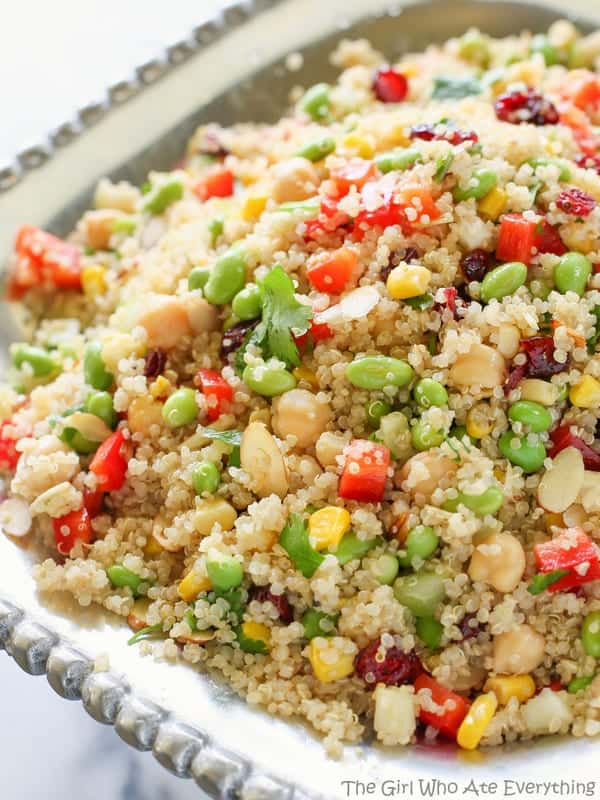 Edamame Quinoa Salad | The Girl Who Ate Everything