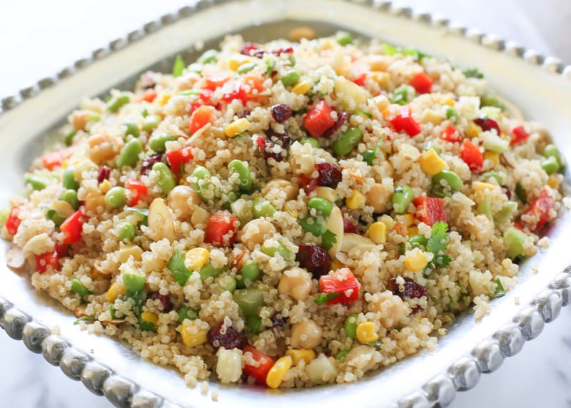 Edamame Quinoa Salad | The Girl Who Ate Everything