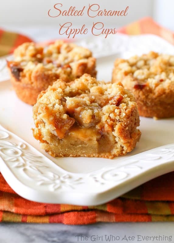 Salted Caramel Apple Cups