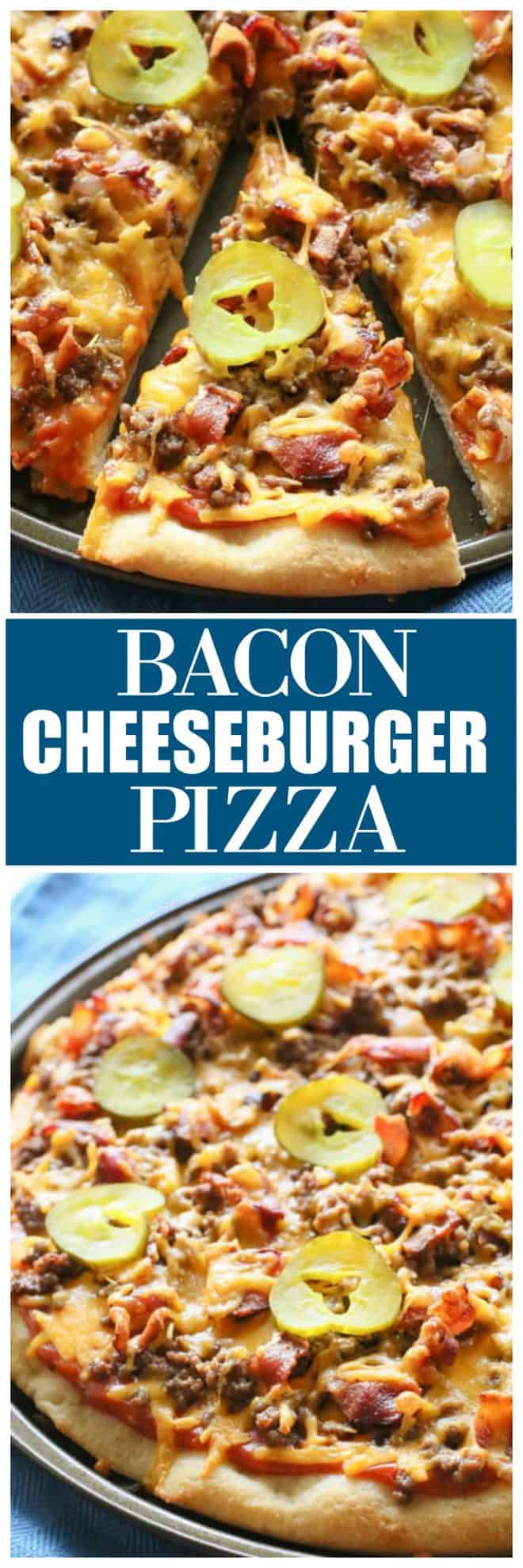 Bacon Cheeseburger Pizza