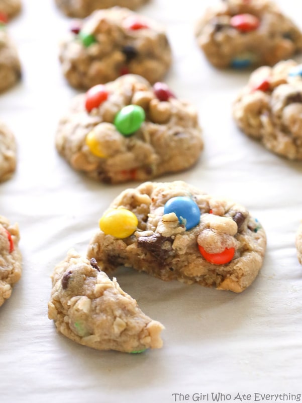 Monster Cookie split on half
