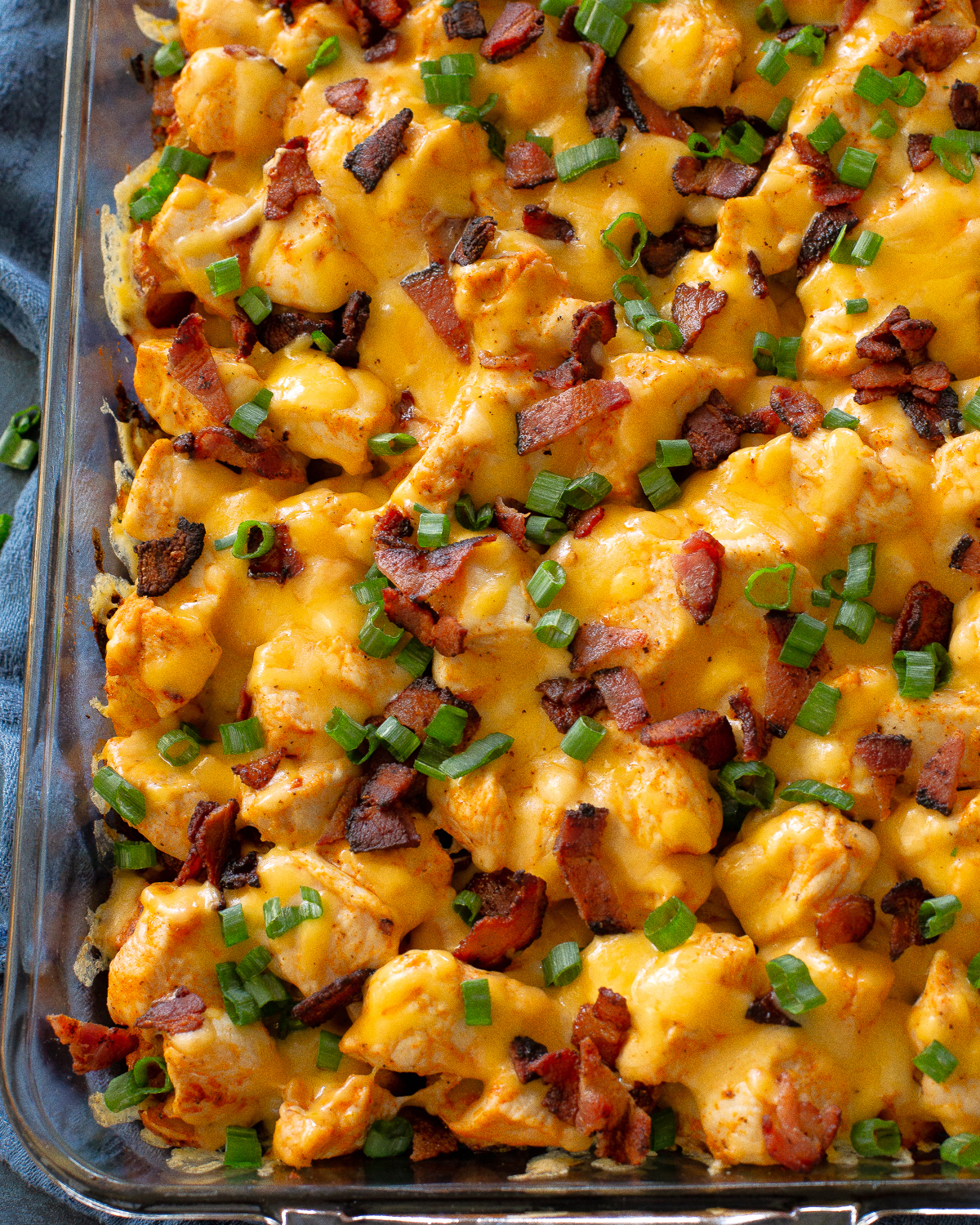 buffalo chicken potato casserole