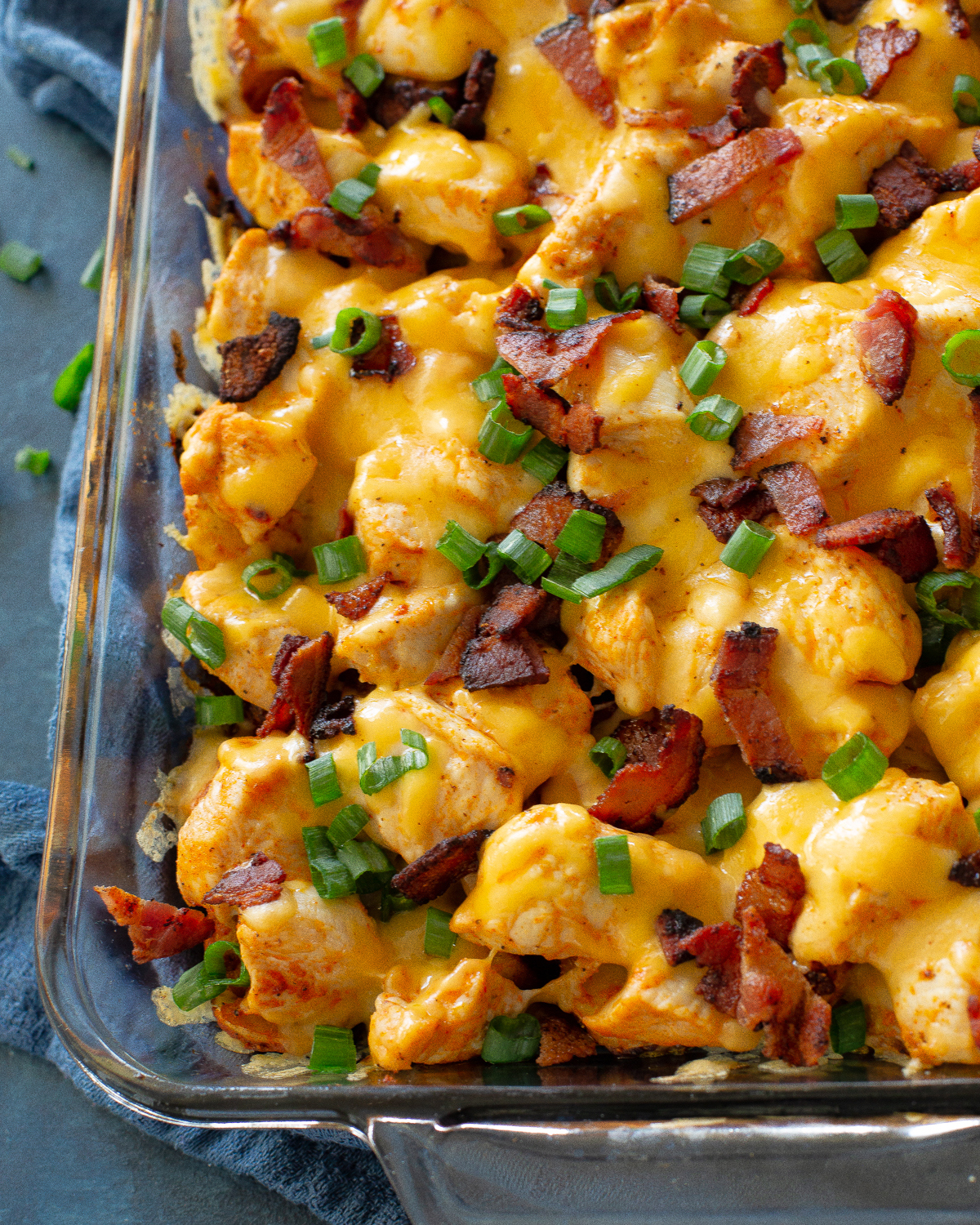 buffalo chicken potato casserole