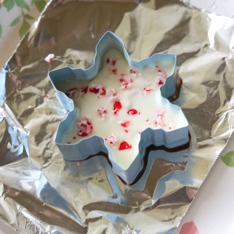 Cookie Cutter Peppermint Bark - Bake, Craft, Sew