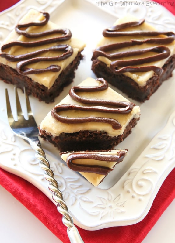 Salted Caramel Coconut Brownies