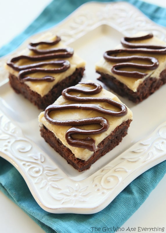 Salted Caramel Coconut Brownies