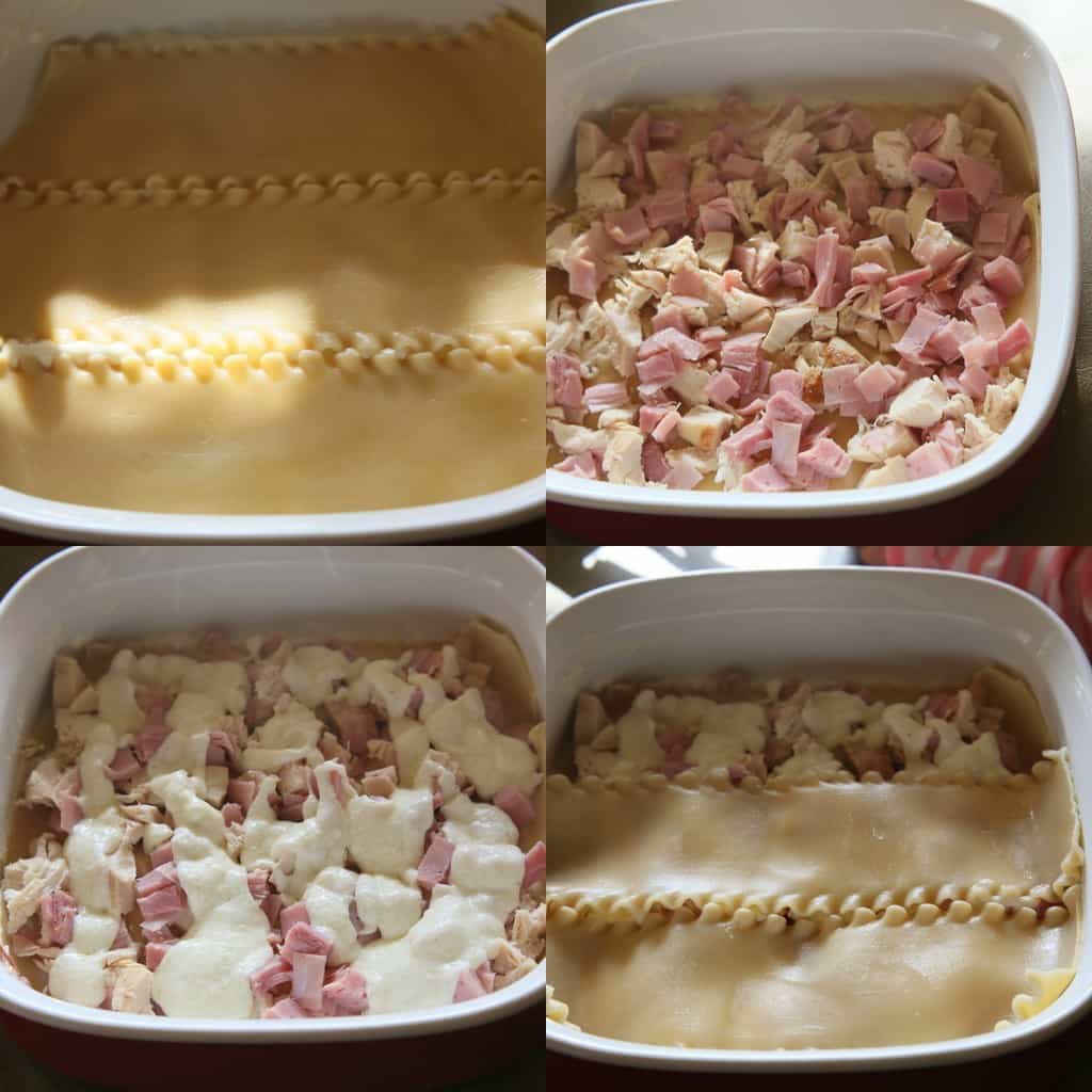 Chicken Cordon Bleu Lasagna