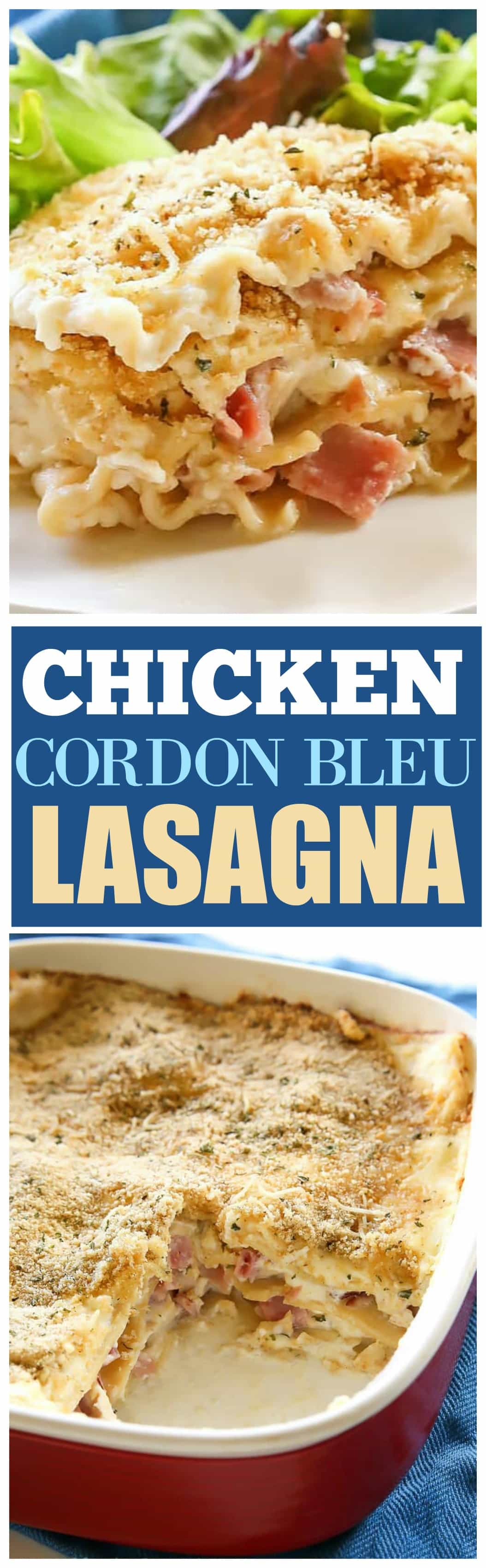 Chicken Cordon Bleu Lasagna - comfort food at its best. Layers of ham, chicken, and creamy white sauce make for a tasty dinner. 002.wrwe1r1zs3czx3c.workers.dev