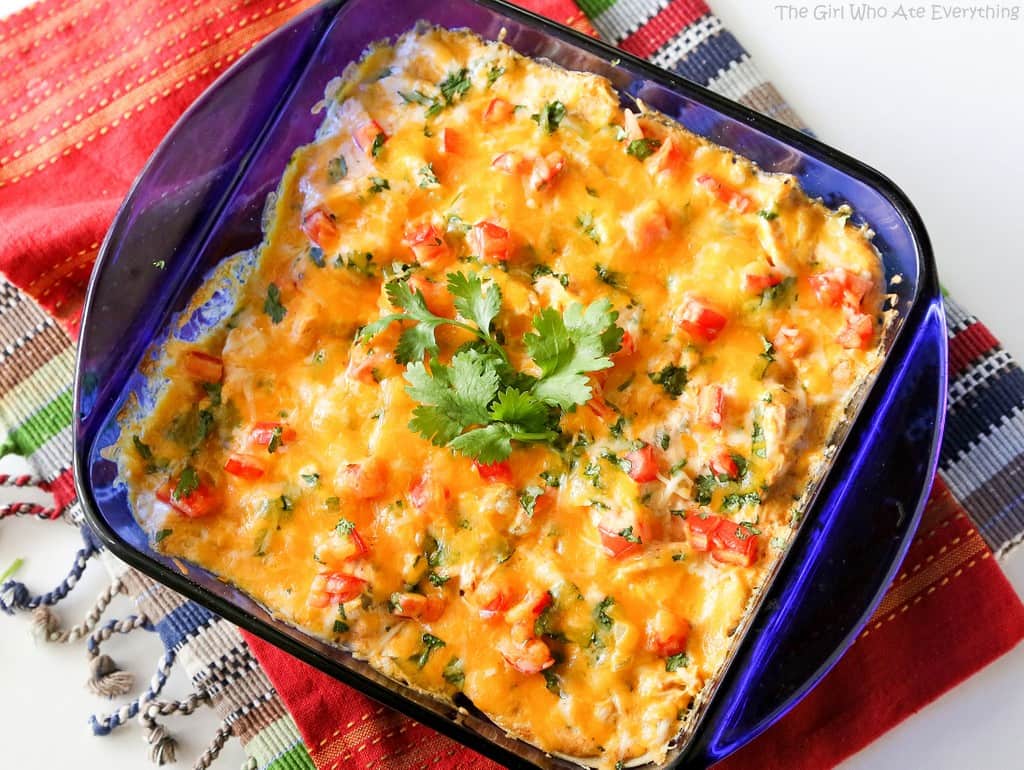 Salsa Verde Enchiladas