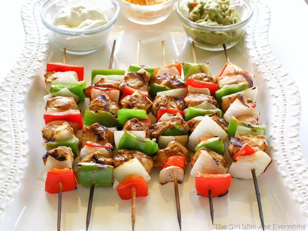 Fajitas on a Stick 