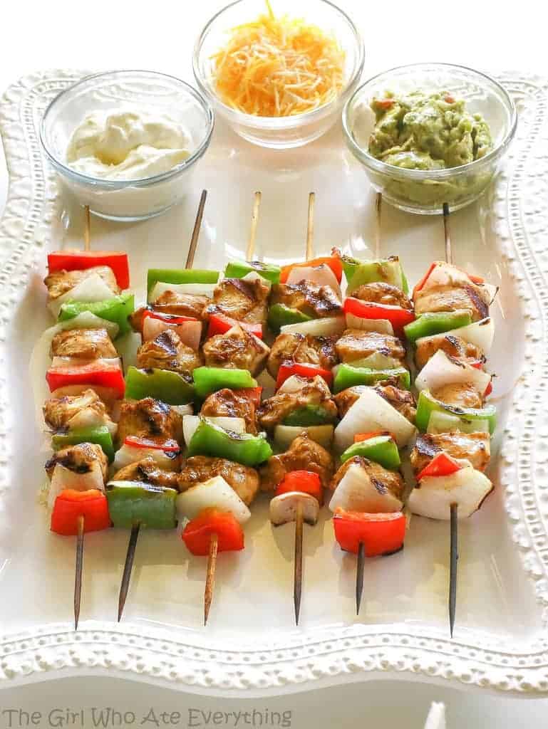 Fajitas on a Stick 