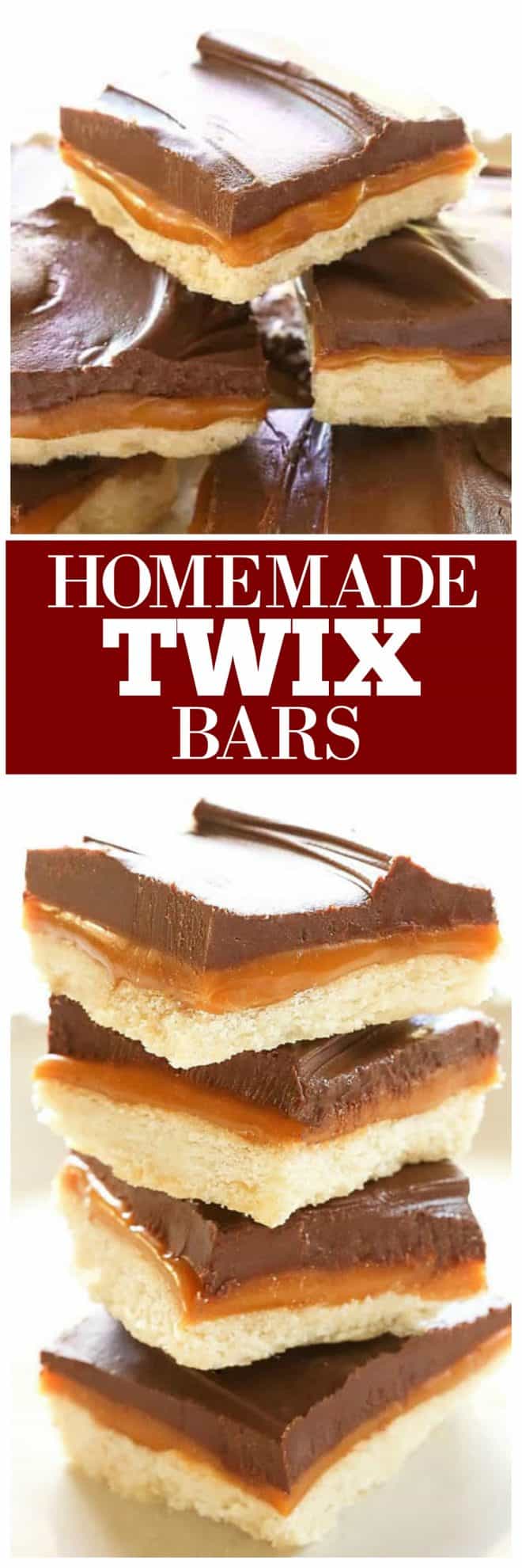homemade twix bars