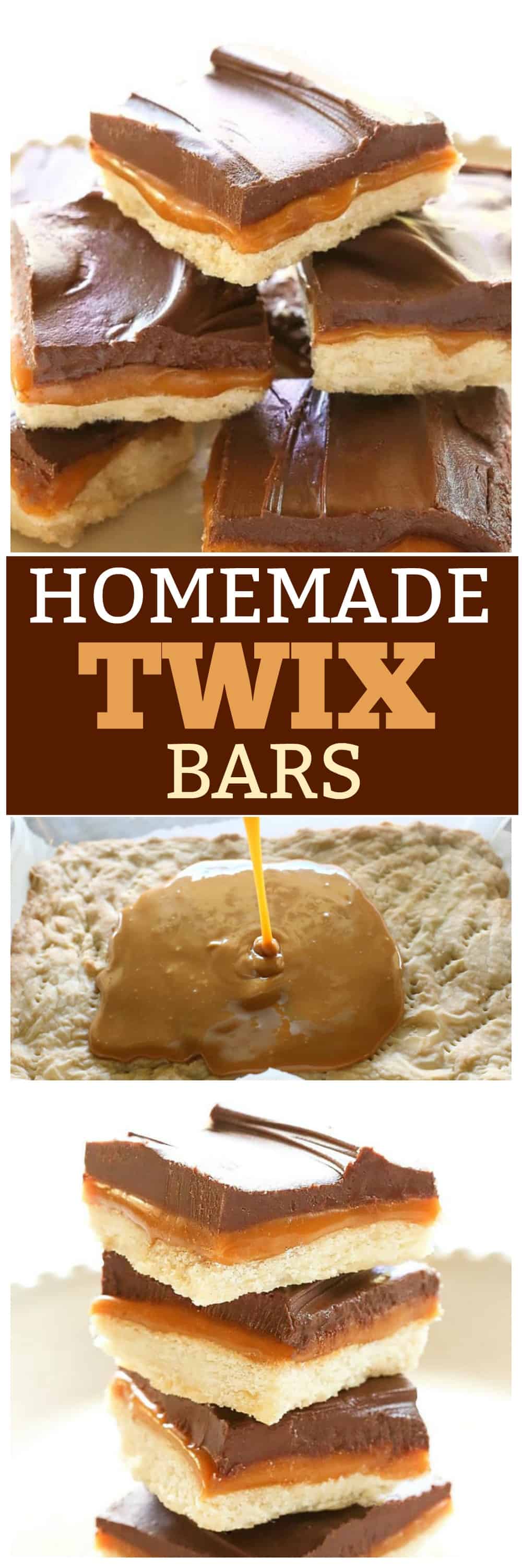 Homemade Twix Bars