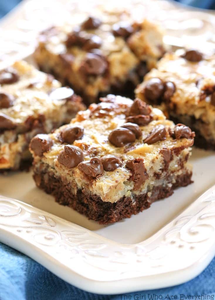 German Chocolate Cake Bars