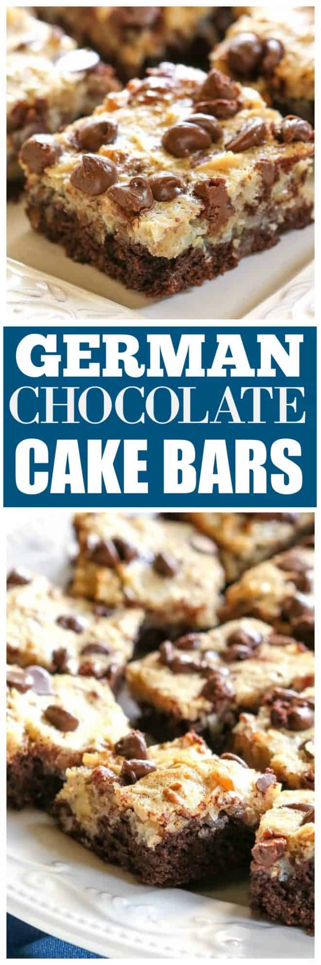 German Chocolate Cake Bars