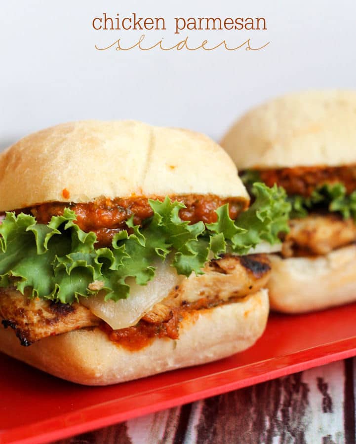 Chicken Parmesan Sliders | Lil Luna