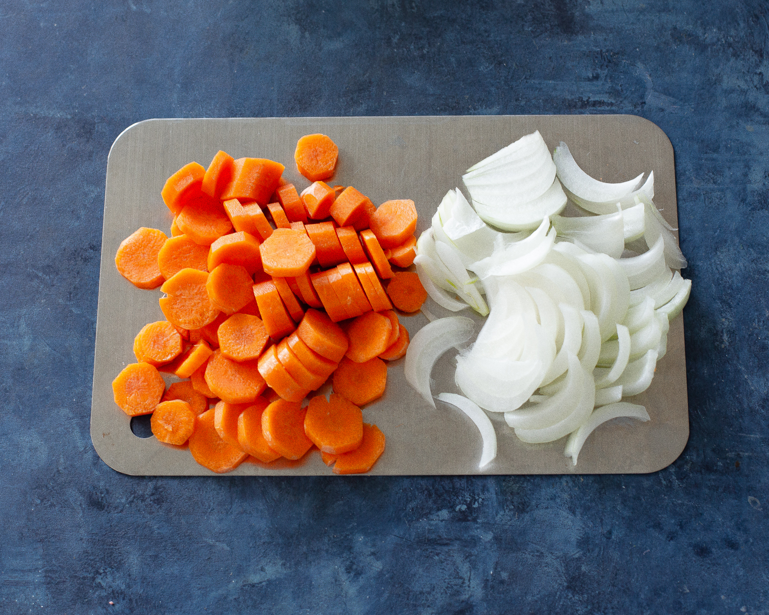 carrots and onions