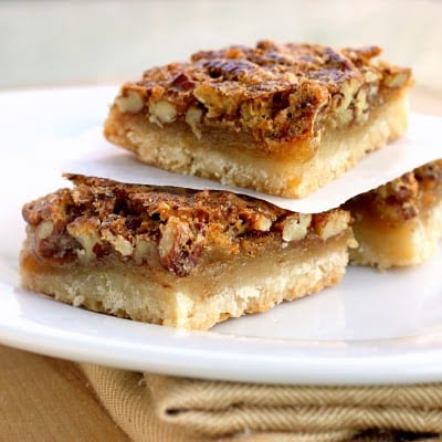 Pecan Pie Bars - Weekly Menu Plan #18