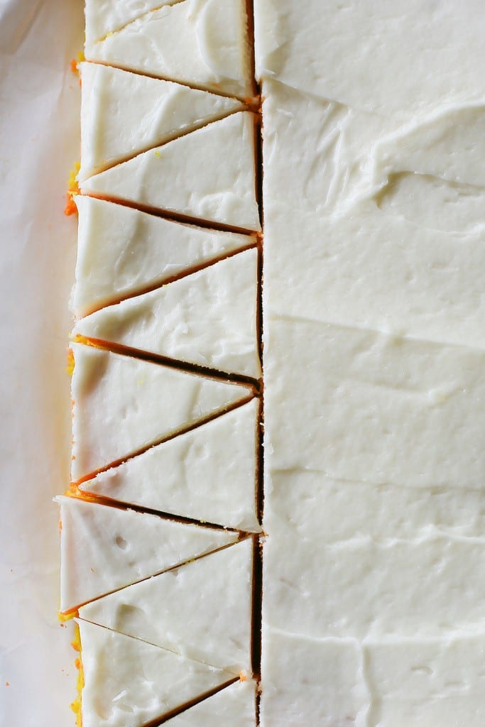 Candy Corn Sugar Cookies - they don't taste like candy corns but look like the cute treat! the-girl-who-ate-everything.com