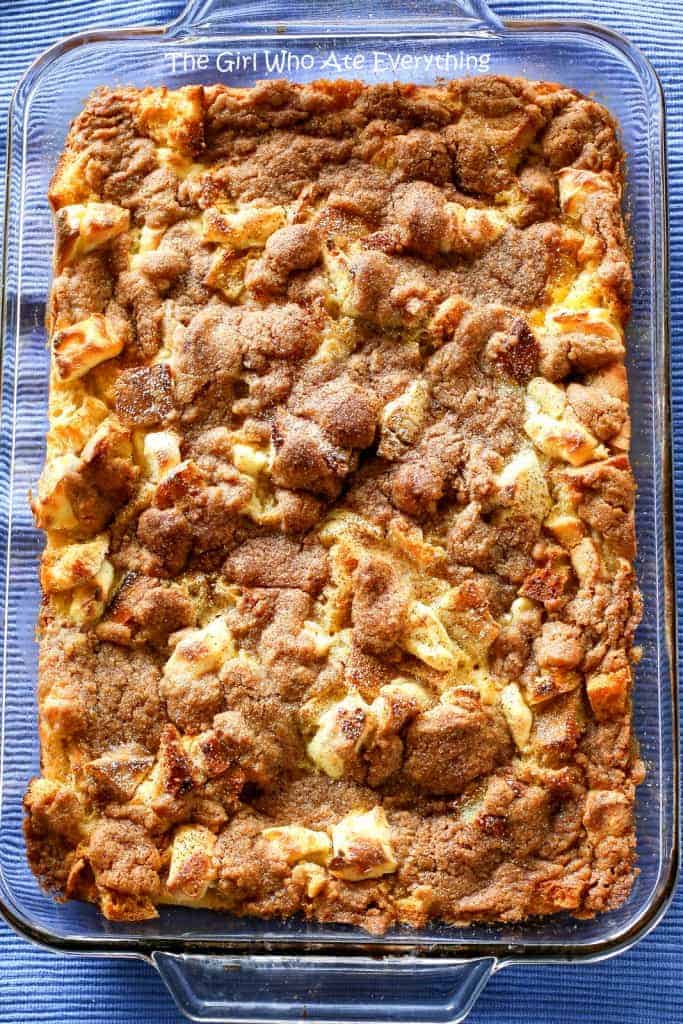 Cream cheese french toast casserole