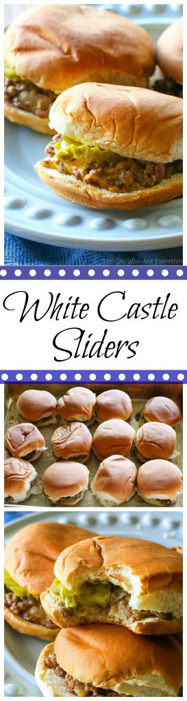 These White Castle Sliders are a copycat version of the famous sandwich.I can't promise that they're exactly the same, only better. #white #castle #sliders #sandwich #recipe