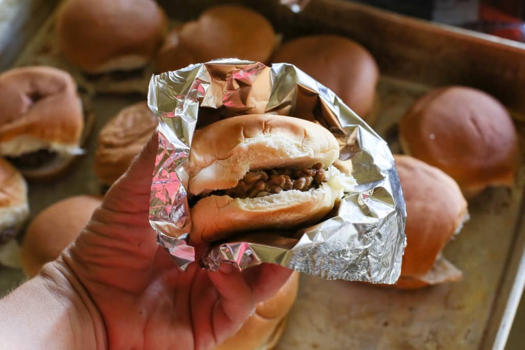 White Castle Sliders - a copycat version of the sandwich great for parties. I can't vouch that they're exactly the same but they're good! the-girl-who-ate-everything.com