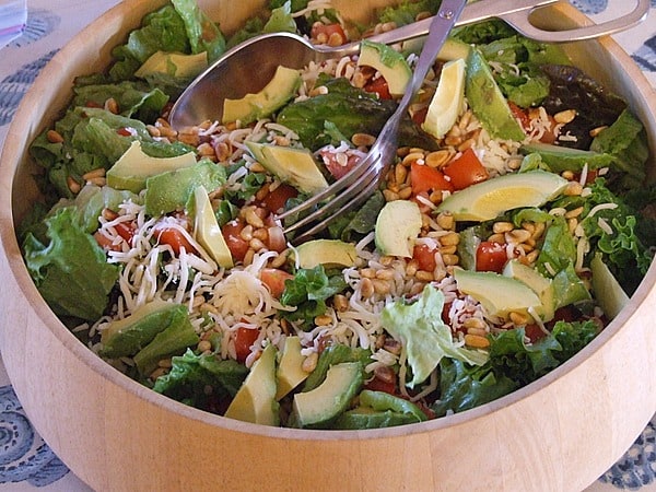 Avocado Pine Nut Salad