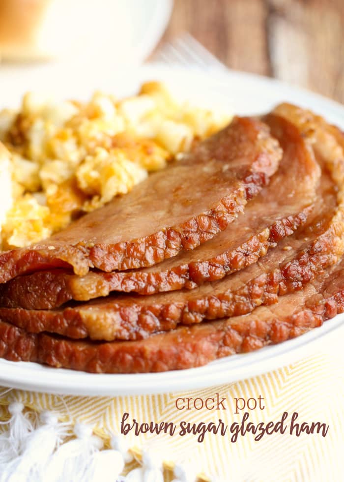 Crock Pot Brown Sugar Glazed Ham