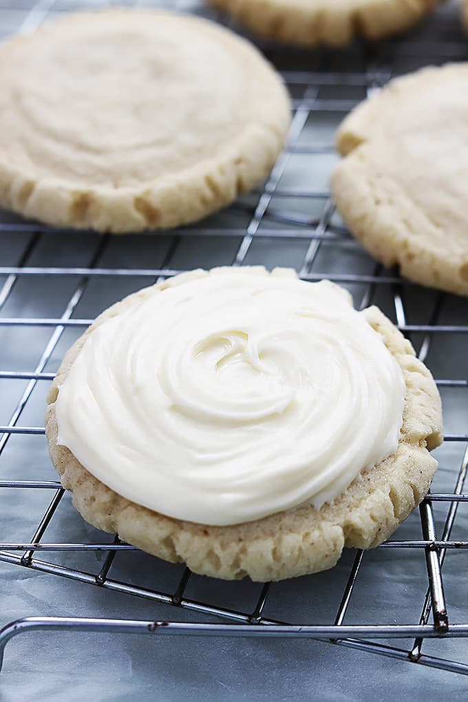 Eggnog Sugar Cookies