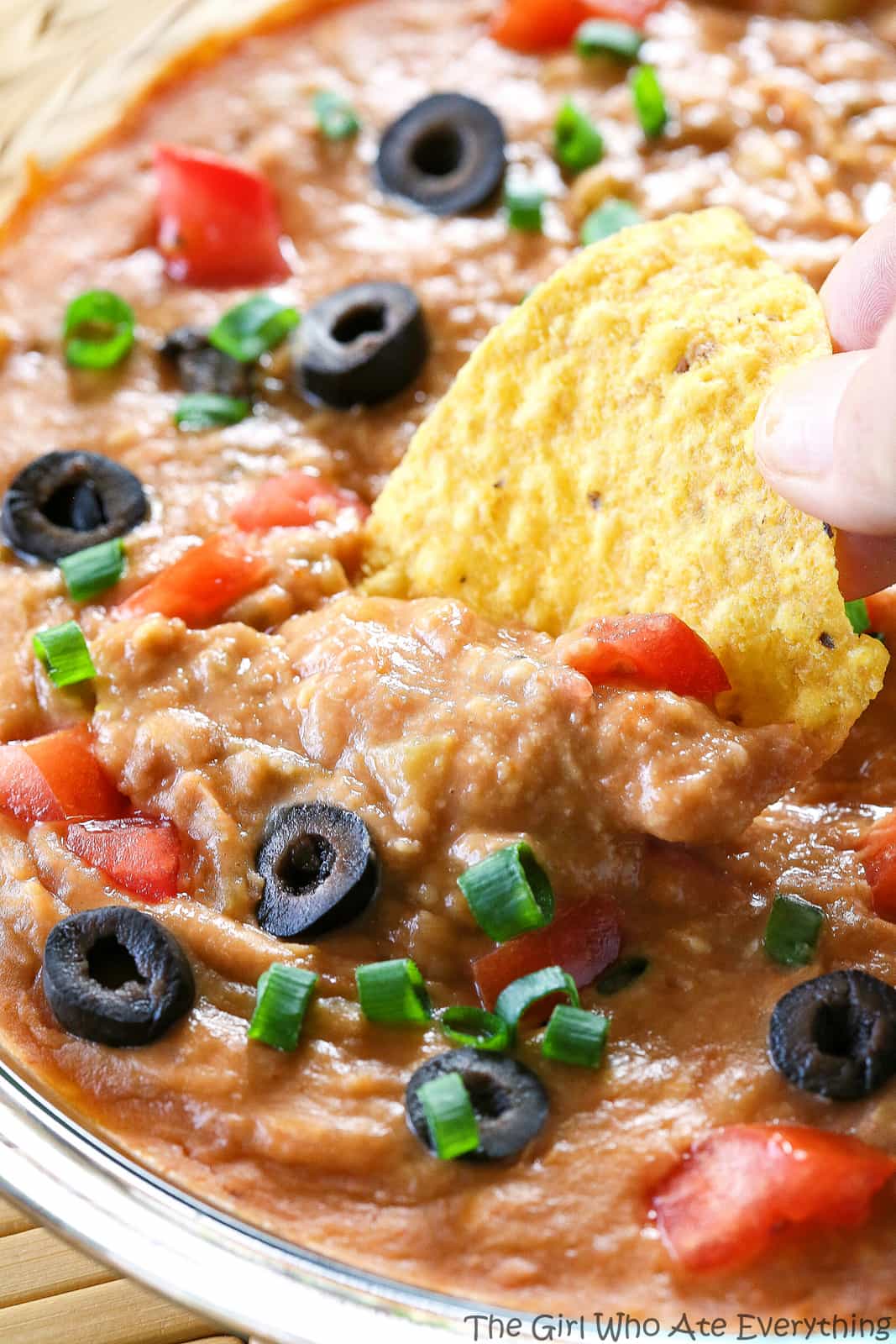 Four Ingredient Bean Dip - too easy for how good it is. the-girl-who-ate-everything