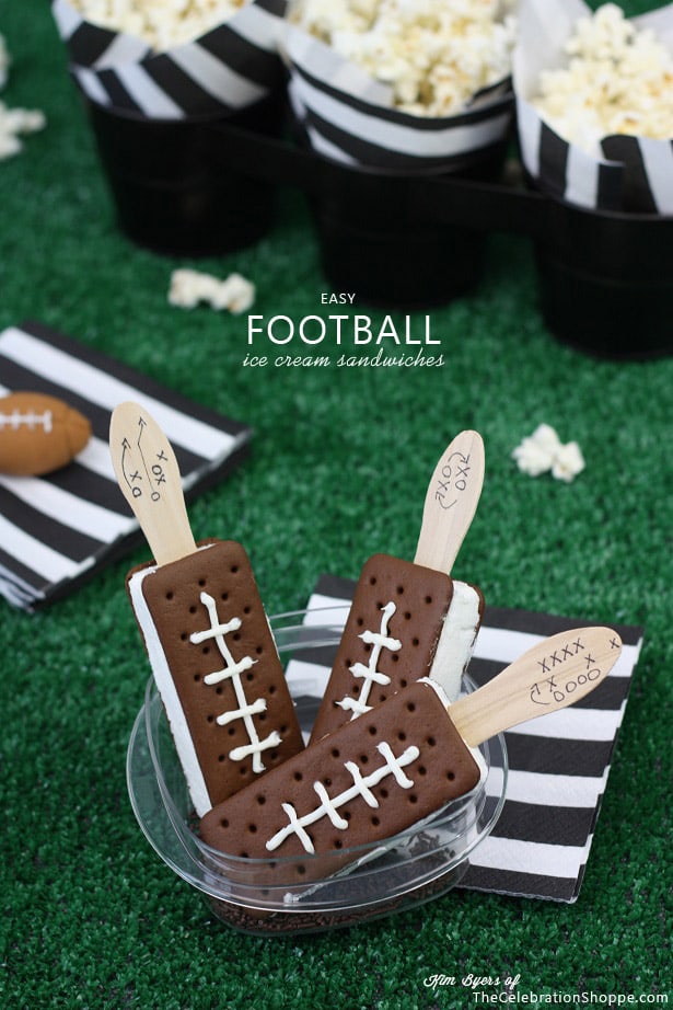 ice cream footballs