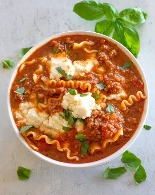 lasagna soup
